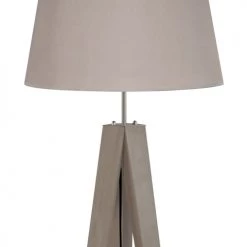Tosel Lampadaires Lampadaire Bois Taupe -Lampadaires || Lustres || Guirlandes et décorations lumineuses Soldes lampadaire bois taupe 2