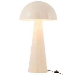Meubles & Design Lampadaires Lampadaire Champignon En Métal Blanc