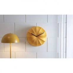 Leitmotiv Lampadaires Lampadaire Champignon En Métal Ocre -Lampadaires || Lustres || Guirlandes et décorations lumineuses Soldes lampadaire champignon en metal ocre 1