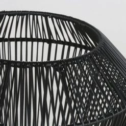 Maisons Du Monde Lampadaires Lampadaire D'extérieur En Métal Et Polyrotin Noirs H100 -Lampadaires || Lustres || Guirlandes et décorations lumineuses Soldes lampadaire d exterieur en metal et polyrotin noirs h100 1000 2 12 223093 4