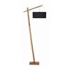 Lampea Lampadaires Lampadaire Design En Bois Noir 176 Cm -Lampadaires || Lustres || Guirlandes et décorations lumineuses Soldes lampadaire design en bois noir 176 cm