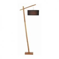 Lampea Lampadaires Lampadaire Design En Bois Noir 176 Cm -Lampadaires || Lustres || Guirlandes et décorations lumineuses Soldes lampadaire design en bois noir 176 cm 2