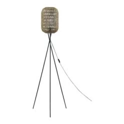 Vivabita Lampadaires Lampadaire Design En Métal Beige 150 Cm -Lampadaires || Lustres || Guirlandes et décorations lumineuses Soldes lampadaire design en metal beige 150 cm 5