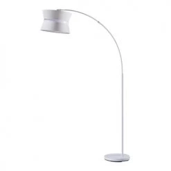 Lampea Lampadaires Lampadaire Design En Métal Blanc 178 Cm -Lampadaires || Lustres || Guirlandes et décorations lumineuses Soldes lampadaire design en metal blanc 178 cm 3