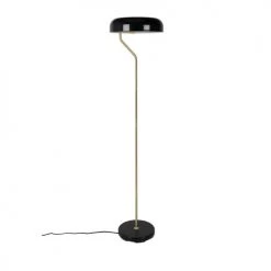 Dutchbone Lampadaires Lampadaire Design Métal Finitions Dorées Noir