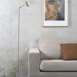 It's About Romi Lampadaires Lampadaire Droit Beige H133cm -Lampadaires || Lustres || Guirlandes et décorations lumineuses Soldes lampadaire droit beige h133cm 1