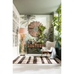 Kare Design Lampadaires Lampadaire En Acacia Massif Et Abat-jour En Coton H158 -Lampadaires || Lustres || Guirlandes et décorations lumineuses Soldes lampadaire en acacia massif et abat jour en coton h158 3