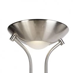 QAZQA Lampadaires Lampadaire En Acier -Lampadaires || Lustres || Guirlandes et décorations lumineuses Soldes lampadaire en acier 4