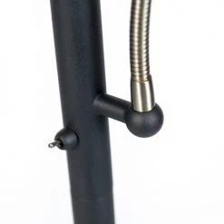 QAZQA Lampadaires Lampadaire En Acier Blanc -Lampadaires || Lustres || Guirlandes et décorations lumineuses Soldes lampadaire en acier blanc 9