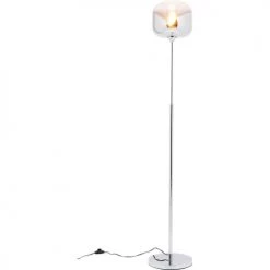Kare Design Lampadaires Lampadaire En Acier Chromé Et Verre H160 -Lampadaires || Lustres || Guirlandes et décorations lumineuses Soldes lampadaire en acier chrome et verre h160 8