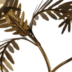 QAZQA Lampadaires Lampadaire En Acier Doré/laiton -Lampadaires || Lustres || Guirlandes et décorations lumineuses Soldes lampadaire en acier dore laiton 51