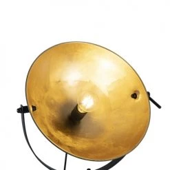 QAZQA Lampadaires Lampadaire En Acier Noir -Lampadaires || Lustres || Guirlandes et décorations lumineuses Soldes lampadaire en acier noir 38