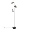 QAZQA Lampadaires Lampadaire En Acier Noir 2 QAZQA Lampadaires Lampadaire En Acier Noir -Lampadaires || Lustres || Guirlandes et décorations lumineuses Soldes lampadaire en acier noir 51