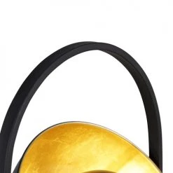 QAZQA Lampadaires Lampadaire En Acier Noir -Lampadaires || Lustres || Guirlandes et décorations lumineuses Soldes lampadaire en acier noir 89