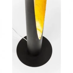 Kare Design Lampadaires Lampadaire En Acier Noir Et Doré H140 -Lampadaires || Lustres || Guirlandes et décorations lumineuses Soldes lampadaire en acier noir et dore h140 3