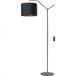 Kare Design Lampadaires Lampadaire En Acier Noir H158