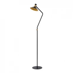 Lampea Lampadaires Lampadaire En Acier Noir Ø 23 Cm