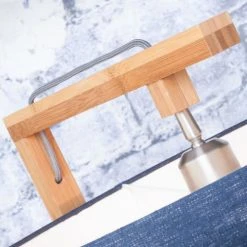 Good & Mojo Lampadaires Lampadaire En Bambou Abat-jour En Lin Lin Clair, H. 174cm -Lampadaires || Lustres || Guirlandes et décorations lumineuses Soldes lampadaire en bambou abat jour en lin lin clair h 174cm 4