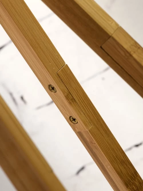 Good & Mojo Lampadaires Lampadaire En Bambou Abat-jour En Lin Vert Forêt, H. 160cm 6 Good & Mojo Lampadaires Lampadaire En Bambou Abat-jour En Lin Vert Forêt, H. 160cm – Image 4