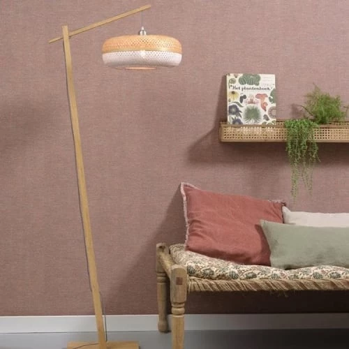 Good & Mojo Lampadaires Lampadaire En Bambou Blanc H176cm 4 Good & Mojo Lampadaires Lampadaire En Bambou Blanc H176cm – Image 2