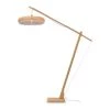 Good & Mojo Lampadaires Lampadaire En Bambou Blanc H207cm