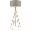 Good & Mojo Lampadaires Lampadaire En Bambou Et Lin Gris H160cm -Lampadaires || Lustres || Guirlandes et décorations lumineuses Soldes lampadaire en bambou et lin gris h160cm 6