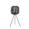 Mica Decorations Lampadaires Lampadaire En Bambou Et Métal Noir H90 -Lampadaires || Lustres || Guirlandes et décorations lumineuses Soldes lampadaire en bambou et metal noir h90