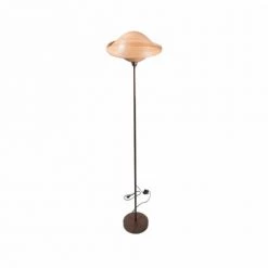 HYDILE Lampadaires Lampadaire En Bambou Et Pied En Bronze H158 -Lampadaires || Lustres || Guirlandes et décorations lumineuses Soldes lampadaire en bambou et pied en bronze h158 1