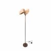HYDILE Lampadaires Lampadaire En Bambou Et Pied En Bronze H158 -Lampadaires || Lustres || Guirlandes et décorations lumineuses Soldes lampadaire en bambou et pied en bronze h158