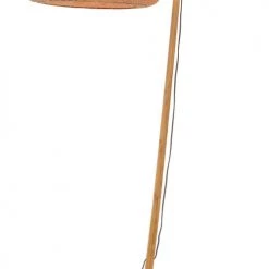 Good & Mojo Lampadaires Lampadaire En Bambou Naturel, H. 176cm