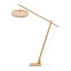 Good & Mojo Lampadaires Lampadaire En Bambou Naturel H207cm