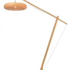 Good & Mojo Lampadaires Lampadaire En Bambou Naturel H207cm -Lampadaires || Lustres || Guirlandes et décorations lumineuses Soldes lampadaire en bambou naturel h207cm 12