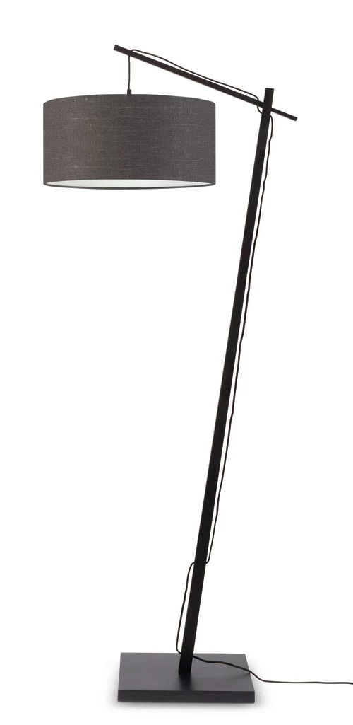 Good & Mojo Lampadaires Lampadaire En Bambou Noir/lin H176cm 3 Good & Mojo Lampadaires Lampadaire En Bambou Noir/lin H176cm