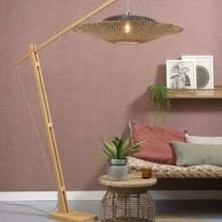 Good & Mojo Lampadaires Lampadaire En Bambou Suspendu D207cm -Lampadaires || Lustres || Guirlandes et décorations lumineuses Soldes lampadaire en bambou suspendu d207cm 2