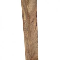 QAZQA Lampadaires Lampadaire En Bois Anthracite -Lampadaires || Lustres || Guirlandes et décorations lumineuses Soldes lampadaire en bois anthracite 2