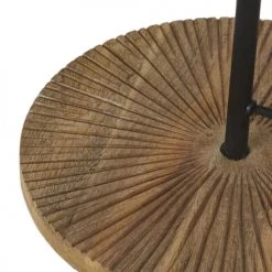 Maisons Du Monde Lampadaires Lampadaire En Bois De Manguier Gravé Main, Métal Et Abat-jour En Coton Noirs H159 -Lampadaires || Lustres || Guirlandes et décorations lumineuses Soldes lampadaire en bois de manguier grave main metal et abat jour en coton noirs h159 1000 0 36 221272 2