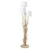 Maisons Du Monde Lampadaires Lampadaire En Bois Flotté Et Abat-jour Blanc H159 -Lampadaires || Lustres || Guirlandes et décorations lumineuses Soldes lampadaire en bois flotte et abat jour blanc h159 1000 12 40 190854 1