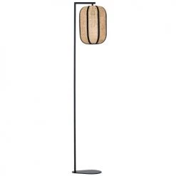 Keria Lampadaires Lampadaire En Canage Naturel -Lampadaires || Lustres || Guirlandes et décorations lumineuses Soldes lampadaire en canage naturel 2
