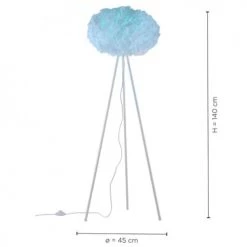 Keria Lampadaires Lampadaire En Fabric Blanc -Lampadaires || Lustres || Guirlandes et décorations lumineuses Soldes lampadaire en fabric blanc 3