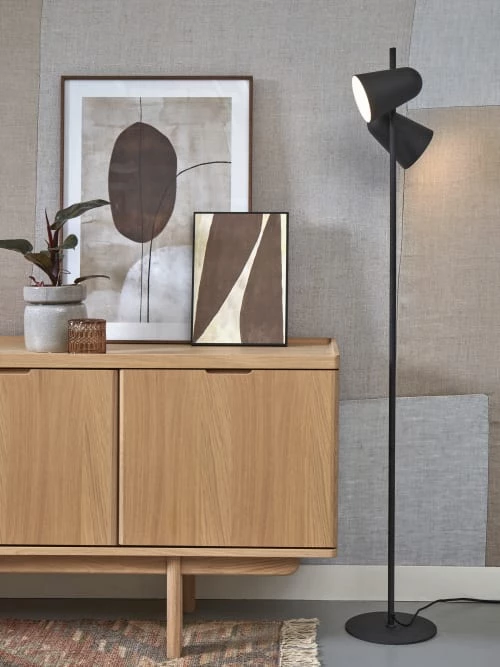 It's About Romi Lampadaires Lampadaire En Fer Noir, H. 145cm 4 It's About Romi Lampadaires Lampadaire En Fer Noir, H. 145cm – Image 2