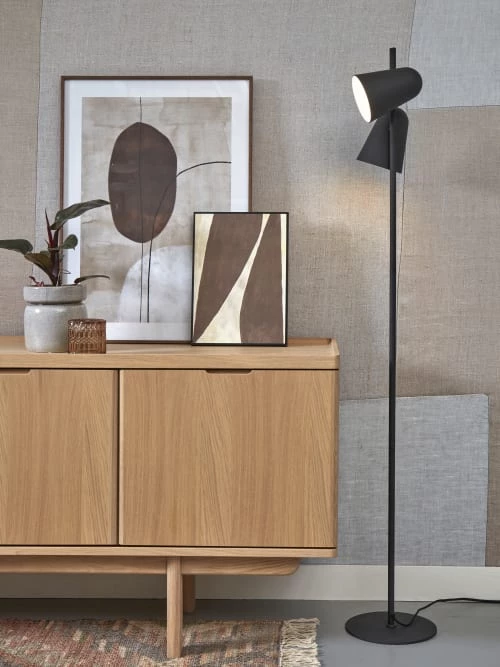 It's About Romi Lampadaires Lampadaire En Fer Noir, H. 145cm 5 It's About Romi Lampadaires Lampadaire En Fer Noir, H. 145cm – Image 3