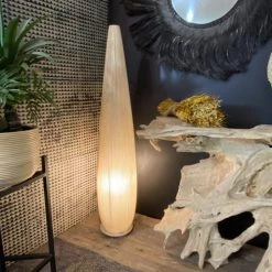 Now’s Home Lampadaires Lampadaire En Fibre De Verre H130 -Lampadaires || Lustres || Guirlandes et décorations lumineuses Soldes lampadaire en fibre de verre h130 3