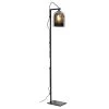 Keria Lampadaires Lampadaire En Glass Noir