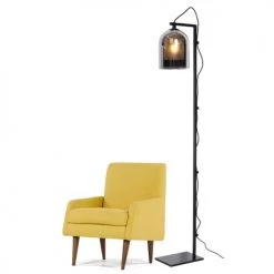 Keria Lampadaires Lampadaire En Glass Noir -Lampadaires || Lustres || Guirlandes et décorations lumineuses Soldes lampadaire en glass noir 4