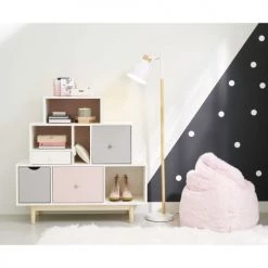 Maisons Du Monde Lampadaires Enfant Lampadaire En Hévéa Et Métal Blanc -Lampadaires || Lustres || Guirlandes et décorations lumineuses Soldes lampadaire en hevea et metal blanc 1000 1 5 171344 7