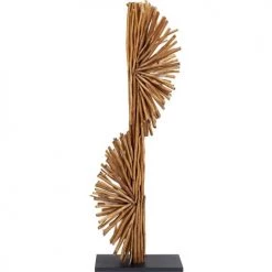 Kare Design Lampadaires Lampadaire En Hévéa Massif Et Acier H150