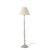 Maisons Du Monde Lampadaires Lampadaire En Manguier Et Abat-jour Blanc Cassé H162 -Lampadaires || Lustres || Guirlandes et décorations lumineuses Soldes lampadaire en manguier et abat jour blanc casse h162 1000 4 12 191441 1