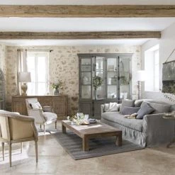 Maisons Du Monde Lampadaires Lampadaire En Manguier Et Abat-jour écru H166 -Lampadaires || Lustres || Guirlandes et décorations lumineuses Soldes lampadaire en manguier et abat jour ecru h166 1000 3 32 191338 5