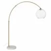 Maisons Du Monde Lampadaires Lampadaire En Marbre Blanc Et Métal Doré, Abat-jour Globe En Verre H153 -Lampadaires || Lustres || Guirlandes et décorations lumineuses Soldes lampadaire en marbre blanc et metal dore abat jour globe en verre h153 1000 4 12 226291 1