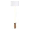 Maisons Du Monde Lampadaires Lampadaire En Marbre Rose Et Métal Doré, Abat-jour En Coton Blanc H156 -Lampadaires || Lustres || Guirlandes et décorations lumineuses Soldes lampadaire en marbre rose et metal dore abat jour en coton blanc h156 1000 6 24 226344 1